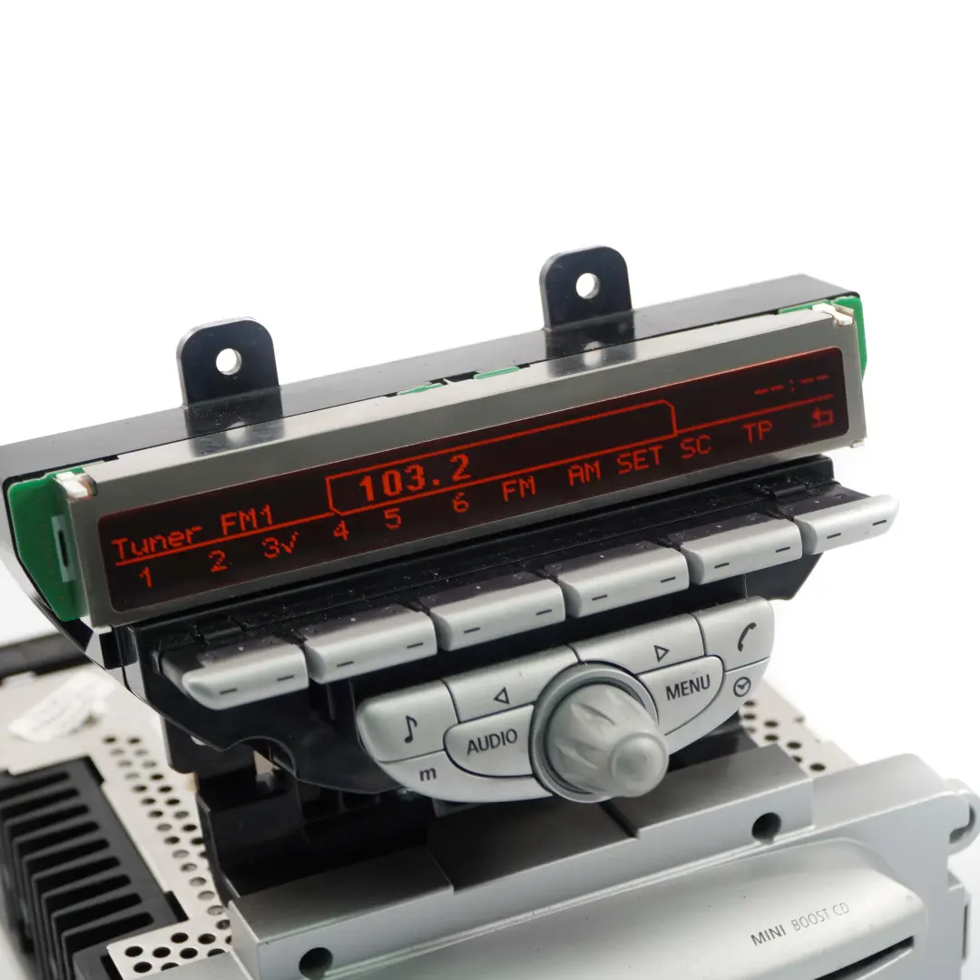 Radio CD Unidad Principal para Mini Cooper One R55 R56 R57 con número de pieza 3455263 Mini Cooper One R55 R56 R57 Radio CD Unidad Principal - SKU 3455263 - Número de pieza 3455263