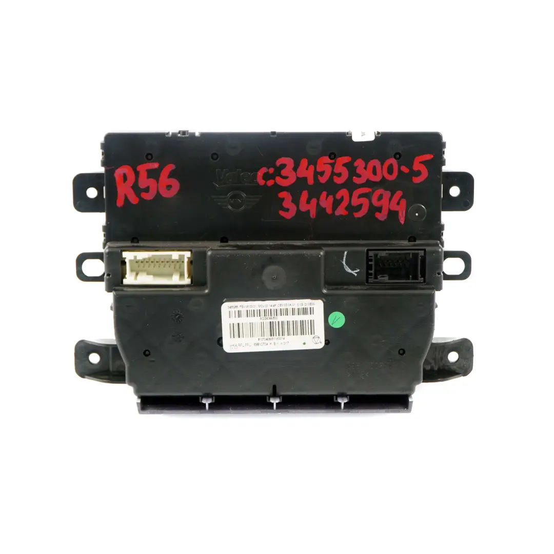 Controllo Automatico Aria Condizionata Riscaldatore 69817002 per Mini Cooper R55 R56 con numero di parte 3455300 Mini Cooper R55 R56 Controllo Automatico Aria Condizionata Riscaldatore 69817002 - SKU 3455300-5 - Numero di parte 3455300