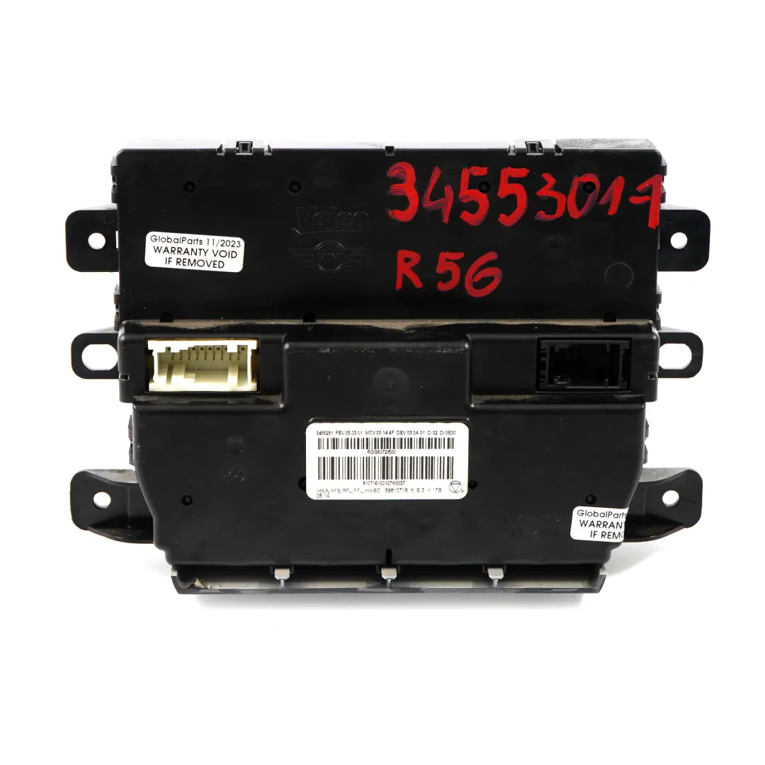 Mini Cooper R55 R56 Automatic Air Conditioning Control Unit Heated Seats - SKU 3455301-1 - Part number 3455301