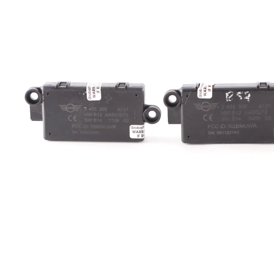 3 x Mini R57 R58 R59 DWA Tür alarm anlage Modul Steuergerät Satz - SKU 3455305-2 - Teilenummer 3455305