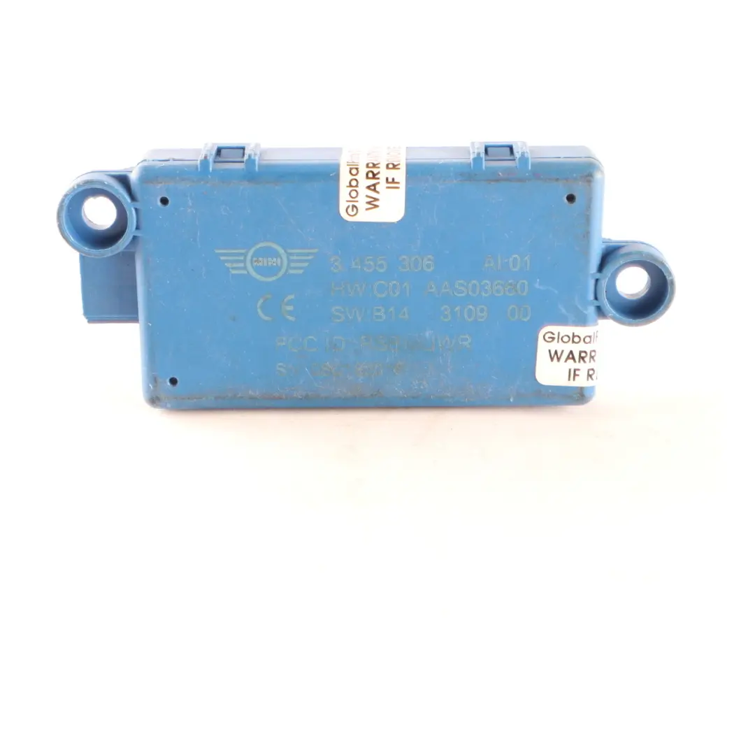 2 x Mini R57 Cabrio DWA Set moduli controllo sistema di allarme porta - SKU 3455306-1 - Numero di parte 3455306
