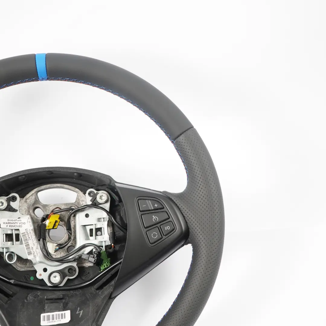 Steering Wheel BMW X3 Series E83 LCI NEW Black Leather M-tricoloured Threads to with Part number 3455481 Steering Wheel BMW X3 Series E83 LCI NEW Black Leather M-tricoloured Threads - SKU 3455481-3 - Part number 3455481