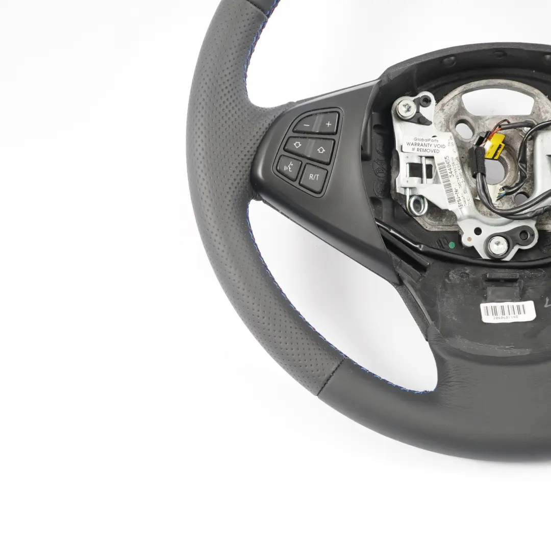 Steering Wheel BMW X3 Series E83 LCI NEW Black Leather M-tricoloured Threads to with Part number 3455481 Steering Wheel BMW X3 Series E83 LCI NEW Black Leather M-tricoloured Threads - SKU 3455481-3 - Part number 3455481