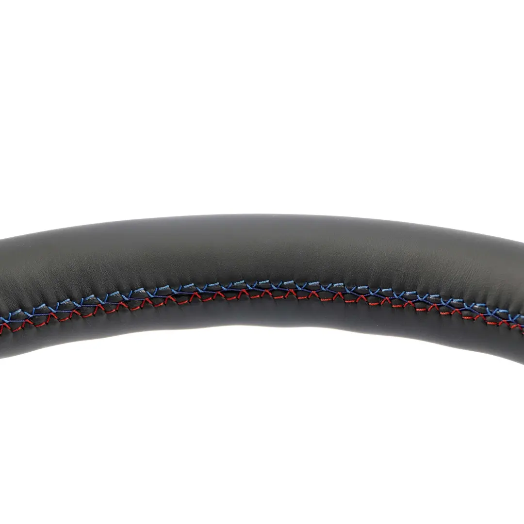 BMW X3 E83 LCI NEW Black Leather M Sport Steering Wheel M-tricolored threads - SKU 3455483-1 - Part number 3455483