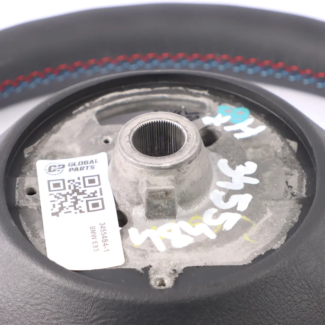 NEU Schwarz Leder M Sport Beheiztes Lenkrad M-tricolored für BMW X3 E83 LCI mit Teilenummer 3455484 BMW X3 E83 LCI NEU Schwarz Leder M Sport Beheiztes Lenkrad M-tricolored - SKU 3455484-1 - Teilenummer 3455484