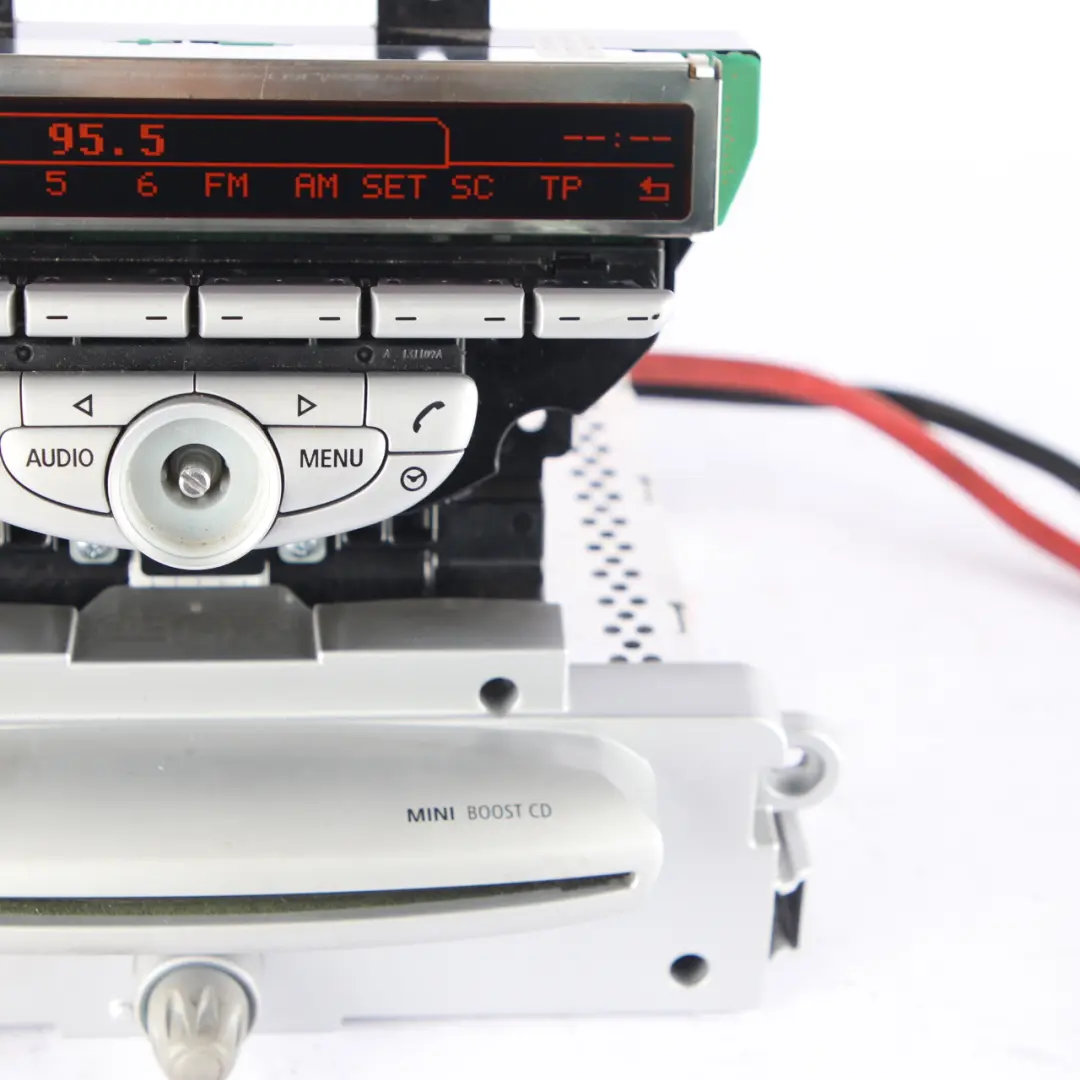 Radio Boost CD Audio Player Head Unit to Mini Cooper R55 R56 with Part number 3455539 Mini Cooper R55 R56 Radio Boost CD Audio Player Head Unit - SKU 3455539-3 - Part number 3455539