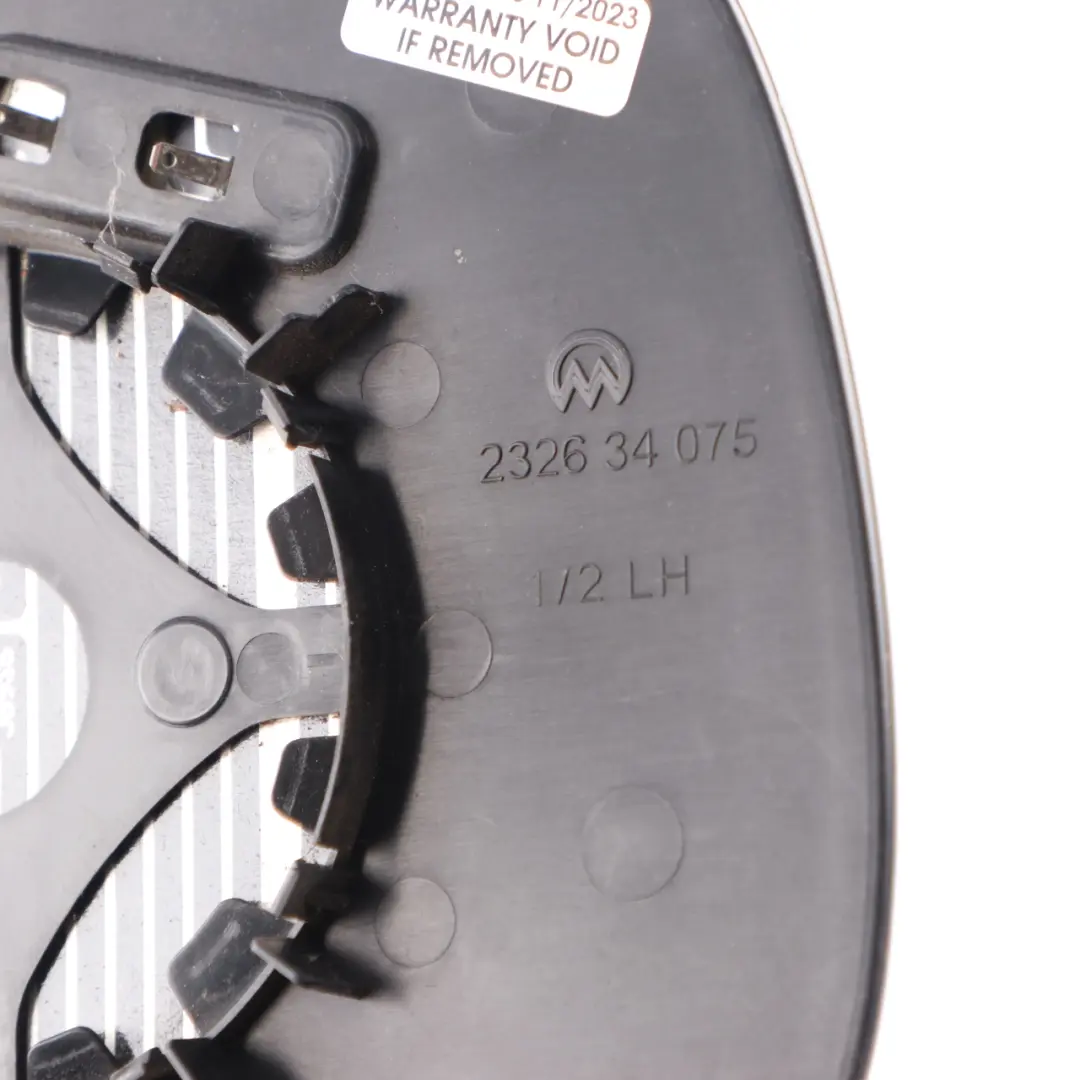 Wing Mirror Glass Door Left N/S Wide Angle Heated to BMW X3 E83 LCI with Part number 3455595 BMW X3 E83 LCI Wing Mirror Glass Door Left N/S Wide Angle Heated - SKU 3455595 - Part number 3455595