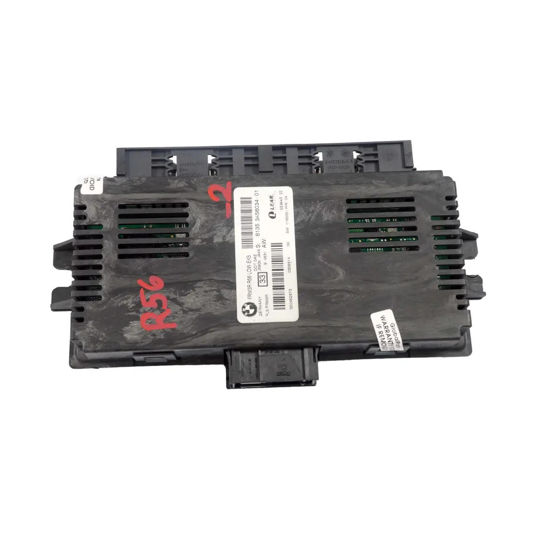 Footwell Module Mini R56 Cooper Light LOW EKS ECU PL3 FRM3R Lear - SKU 3456034-2 - Part number 3456034