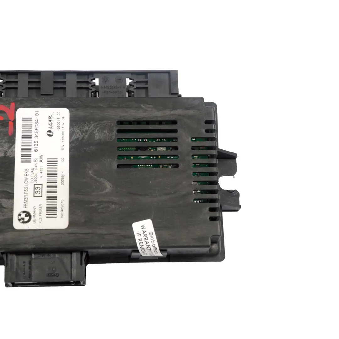  Fußraumleuchte Modul Mini R56 LOW EKS ECU PL3 FRM3R Lear 6135 - SKU 3456034-2 - Teilenummer 3456034