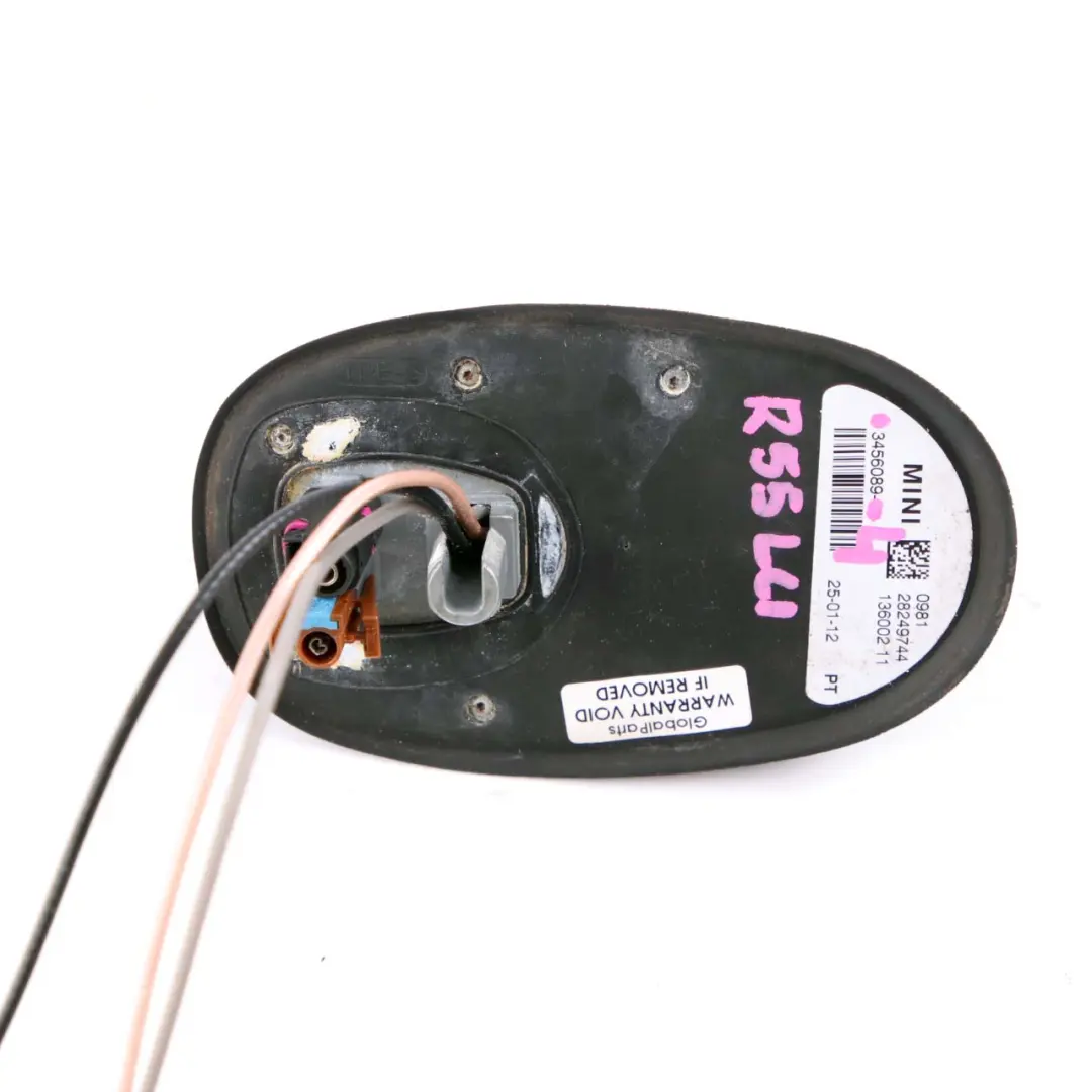 Mini R55 R56 LCI 4 Unidad Base de Antena de Techo - SKU 3456089-4 - Número de pieza 3456089