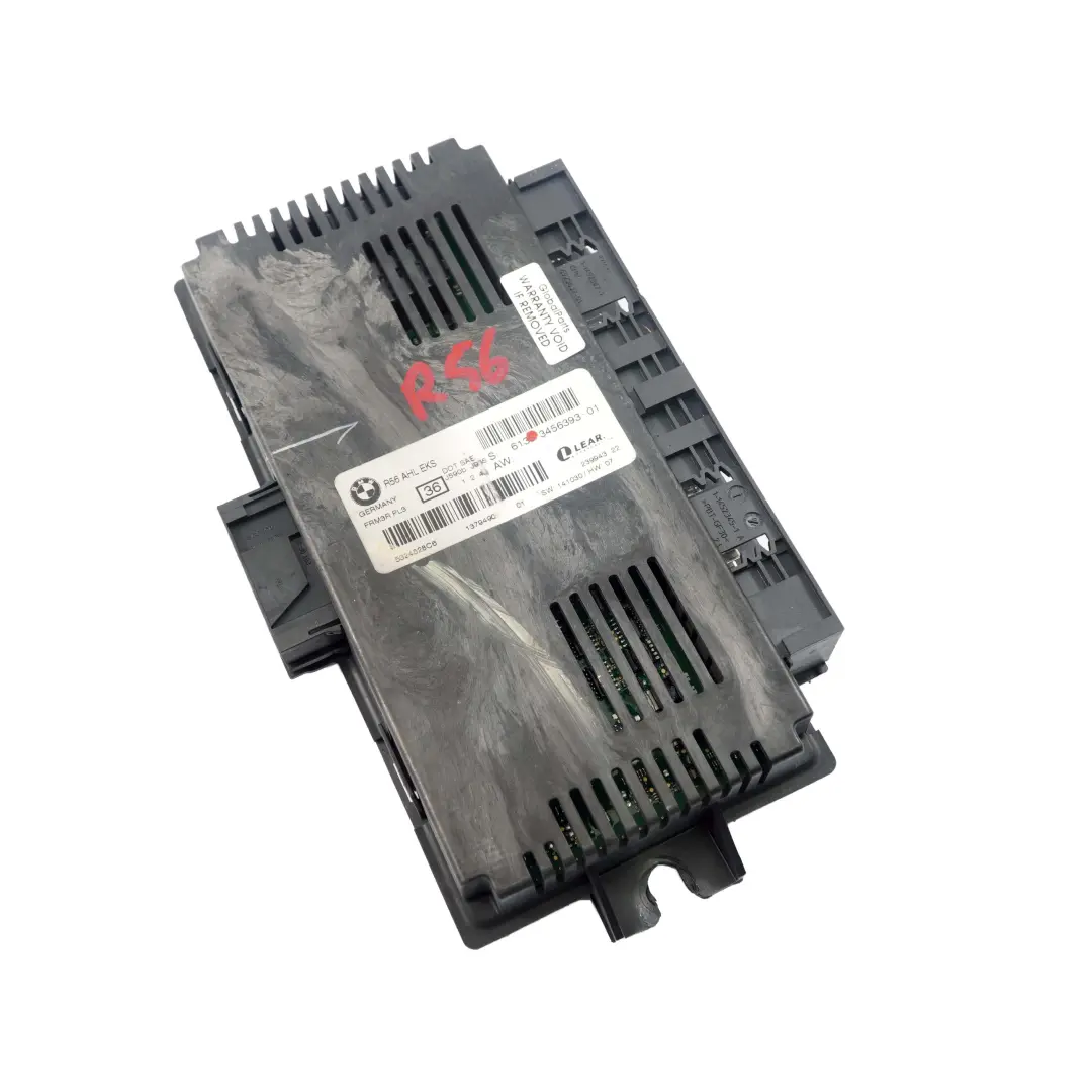Mini Cooper R56 ECU Lampada Zona Piedi Modulo Vano AHL Eks PL3 FRM3R - SKU 3456393 - Numero di parte 3456393