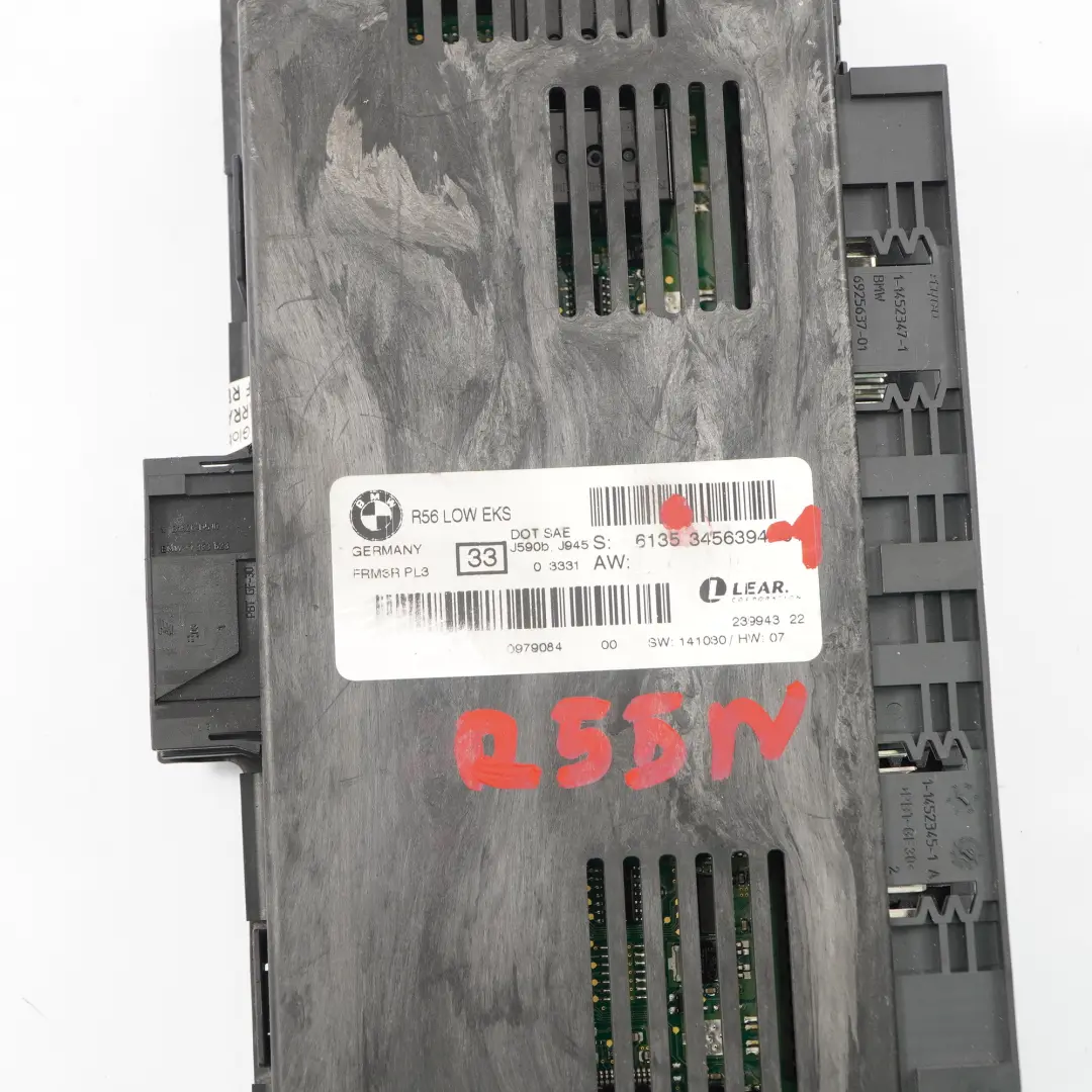  Modulo De luz Mini R55 LCI Cooper ECU Footwell FRM3R LOW EKS Lear - SKU 3456394-1 - Número de pieza 3456394