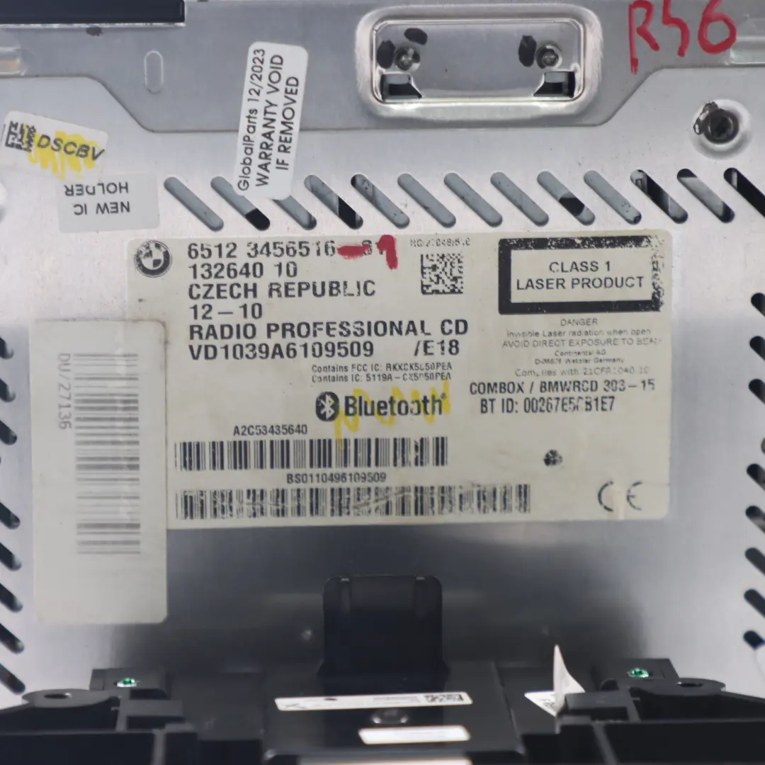 Radio Boost CD Autoradio Bluetooth für Mini Cooper R55 R56 R57 LCI mit Teilenummer 3456516 Mini Cooper R55 R56 R57 LCI Radio Boost CD Autoradio Bluetooth - SKU 3456516-1 - Teilenummer 3456516