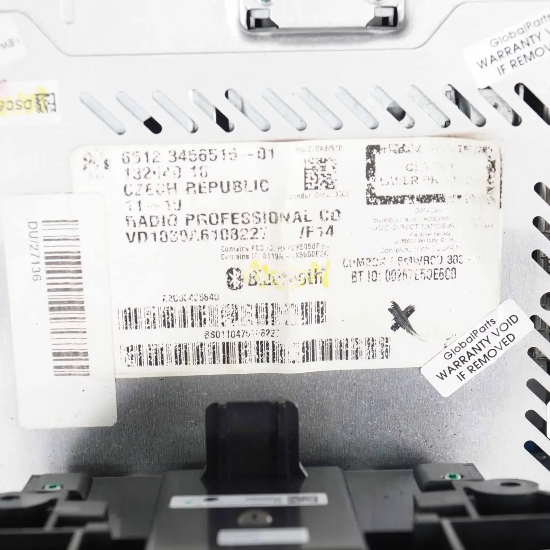 Radio Boost CD Player Head Unit Controller Bluetooth to Mini R56 LCI R60 with Part number 3456516 Mini R56 LCI R60 Radio Boost CD Player Head Unit Controller Bluetooth - SKU 3456516-2 - Part number 3456516