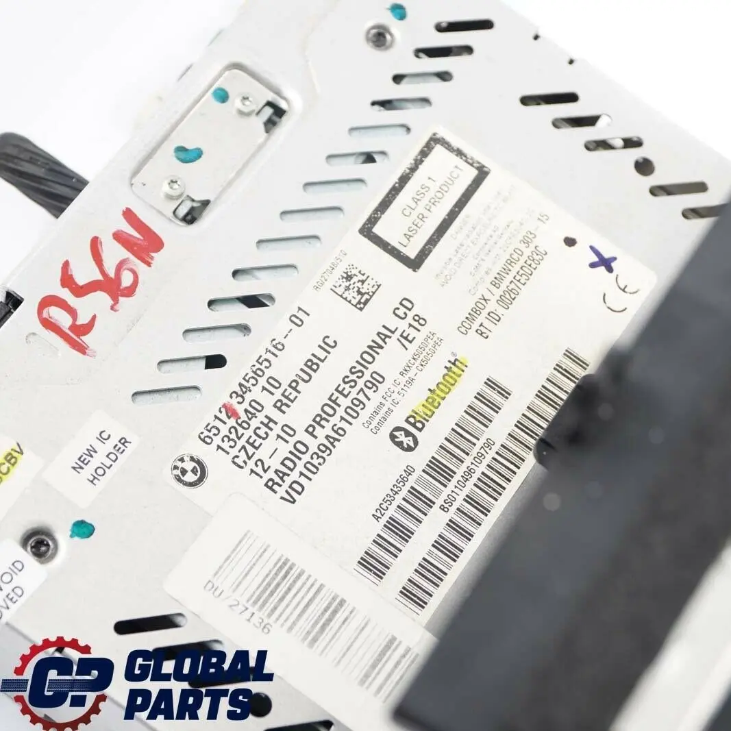 Radio Boost Lecteur CD Unité Head Bluetooth pour Mini Cooper R56 LCI R60 à propos du numéro de pièce 3456516 Mini Cooper R56 LCI R60 Radio Boost Lecteur CD Unité Head Bluetooth - SKU 3456516 - Numéro de pièce 3456516