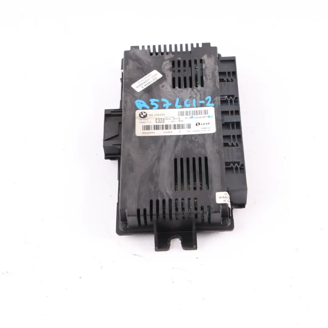  Light Module Mini R57 LCI Cooper One Footwell Low EKS ECU PL3 FRM3R - SKU 3456587-2 - Part number 3456587