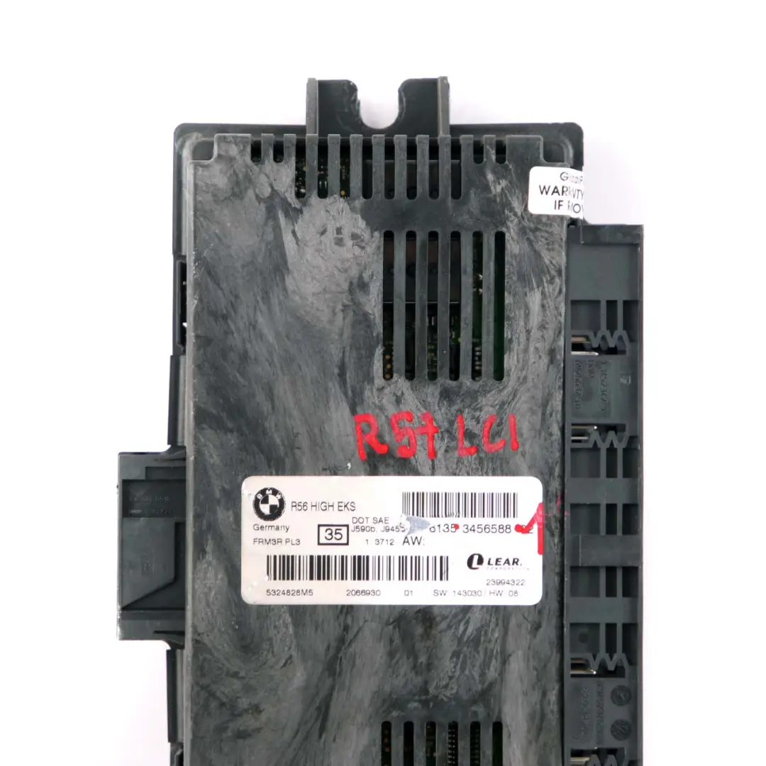 Mini R57 LCI Footwell Light Module Unit High EKS ECU PL3 FRM3R Lear - SKU 3456588-1 - Part number 3456588
