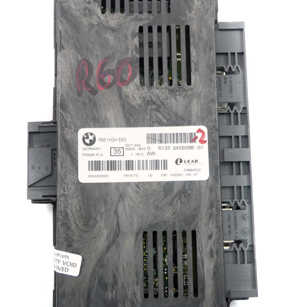 Modulo Luci Vano Piedi Alto EKS ECU PL3 FRM3R Lear per Mini R60 Countryman con numero di parte 3456588 Mini R60 Countryman Modulo Luci Vano Piedi Alto EKS ECU PL3 FRM3R Lear - SKU 3456588-2 - Numero di parte 3456588