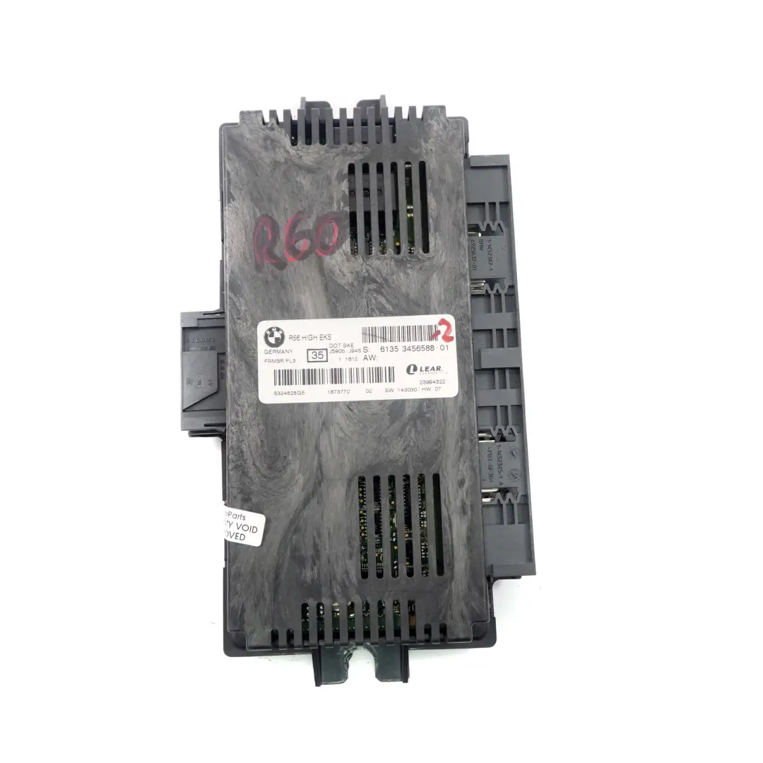 Footwell Light Module High EKS ECU PL3 FRM3R Lear to Mini R60 Countryman with Part number 3456588 Mini R60 Countryman Footwell Light Module High EKS ECU PL3 FRM3R Lear - SKU 3456588-2 - Part number 3456588