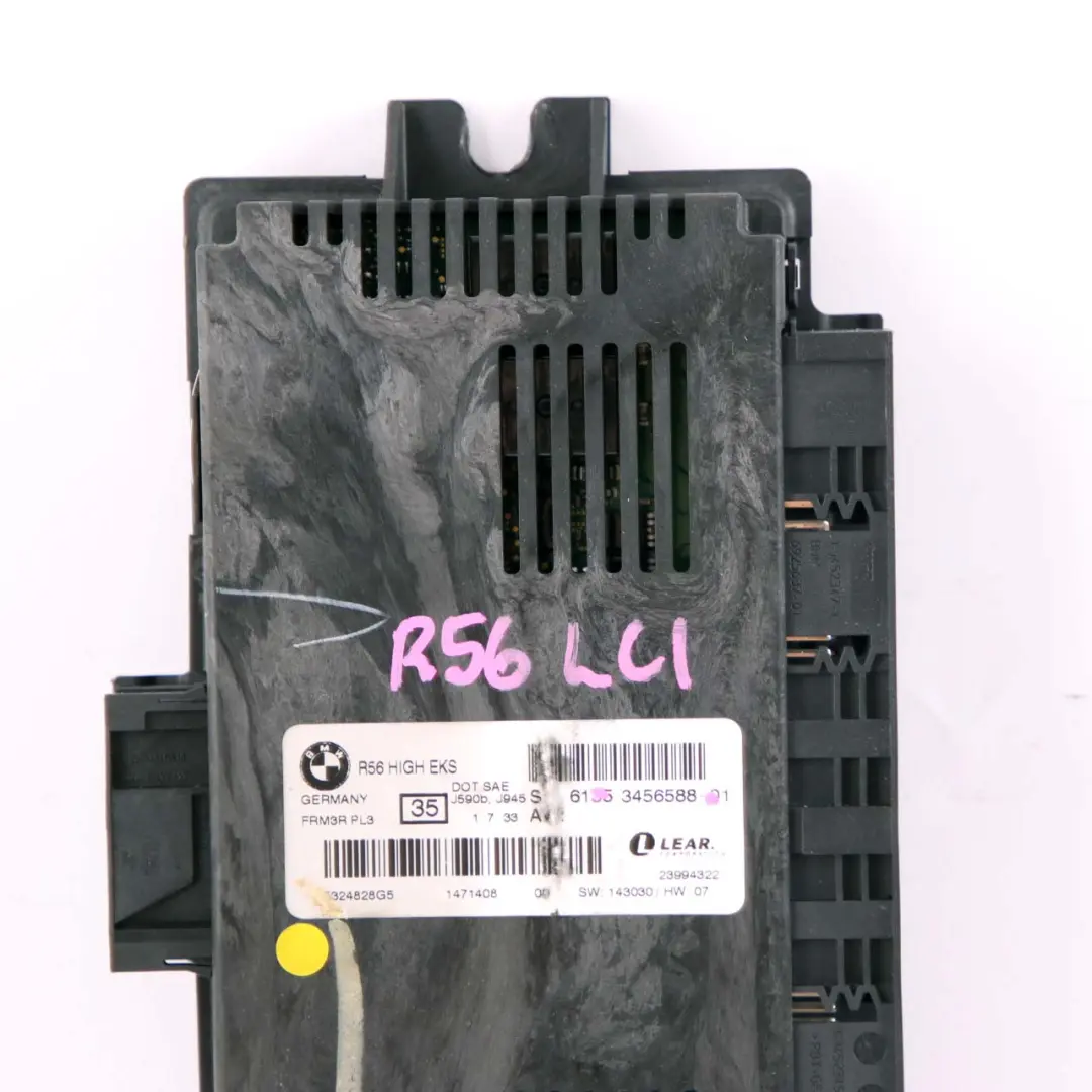 Modulo De Luz De Pie Alta EKS ECU PL3 FRM3R para Mini Cooper One R56 LCI con número de pieza 3456588 Mini Cooper One R56 LCI Modulo De Luz De Pie Alta EKS ECU PL3 FRM3R - SKU 3456588 - Número de pieza 3456588