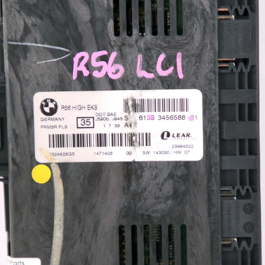 Mini Cooper One R56 LCI Modulo De Luz De Pie Alta EKS ECU PL3 FRM3R - SKU 3456588 - Número de pieza 3456588