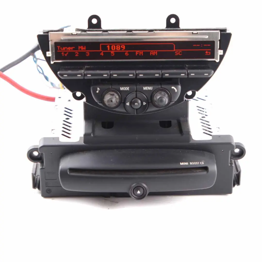 Mini Cooper One R55 R56 R57 LCI R60 Radio Boost CD Player Unit Head 3456601 - SKU 3456601-1 - Part number 3456872