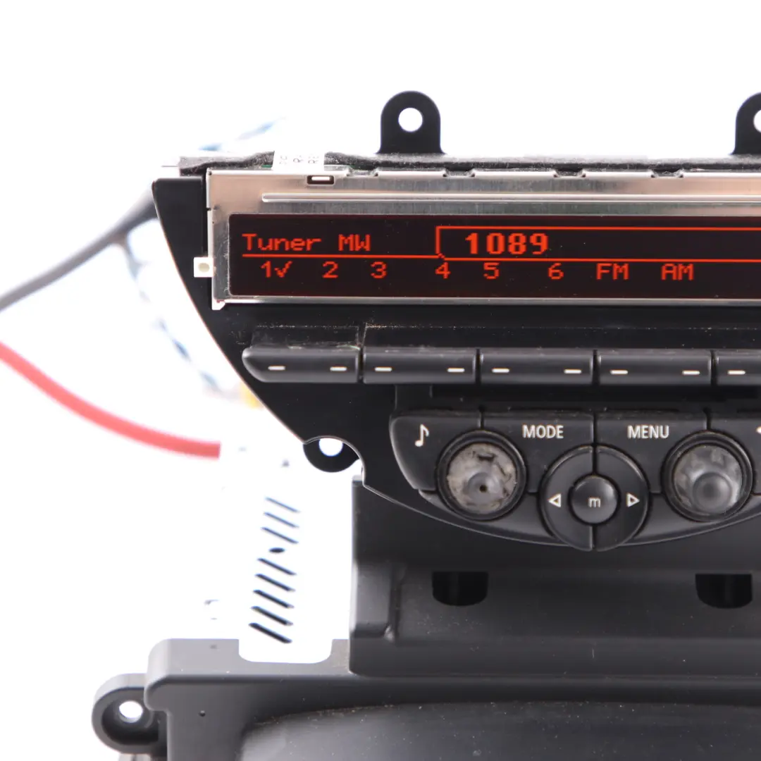 Mini Cooper One R55 R56 R57 LCI R60 Radio Boost CD Player Unit Head 3456601 - SKU 3456601-1 - Part number 3456872