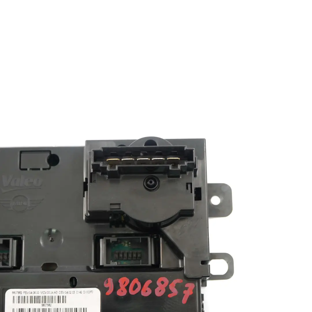 Conditioning Heater Control Unit Module Switch to Mini Cooper R60 Automatic Air with Part number 3456811 Mini Cooper R60 Automatic Air Conditioning Heater Control Unit Module Switch - SKU 3456811 - Part number 3456811