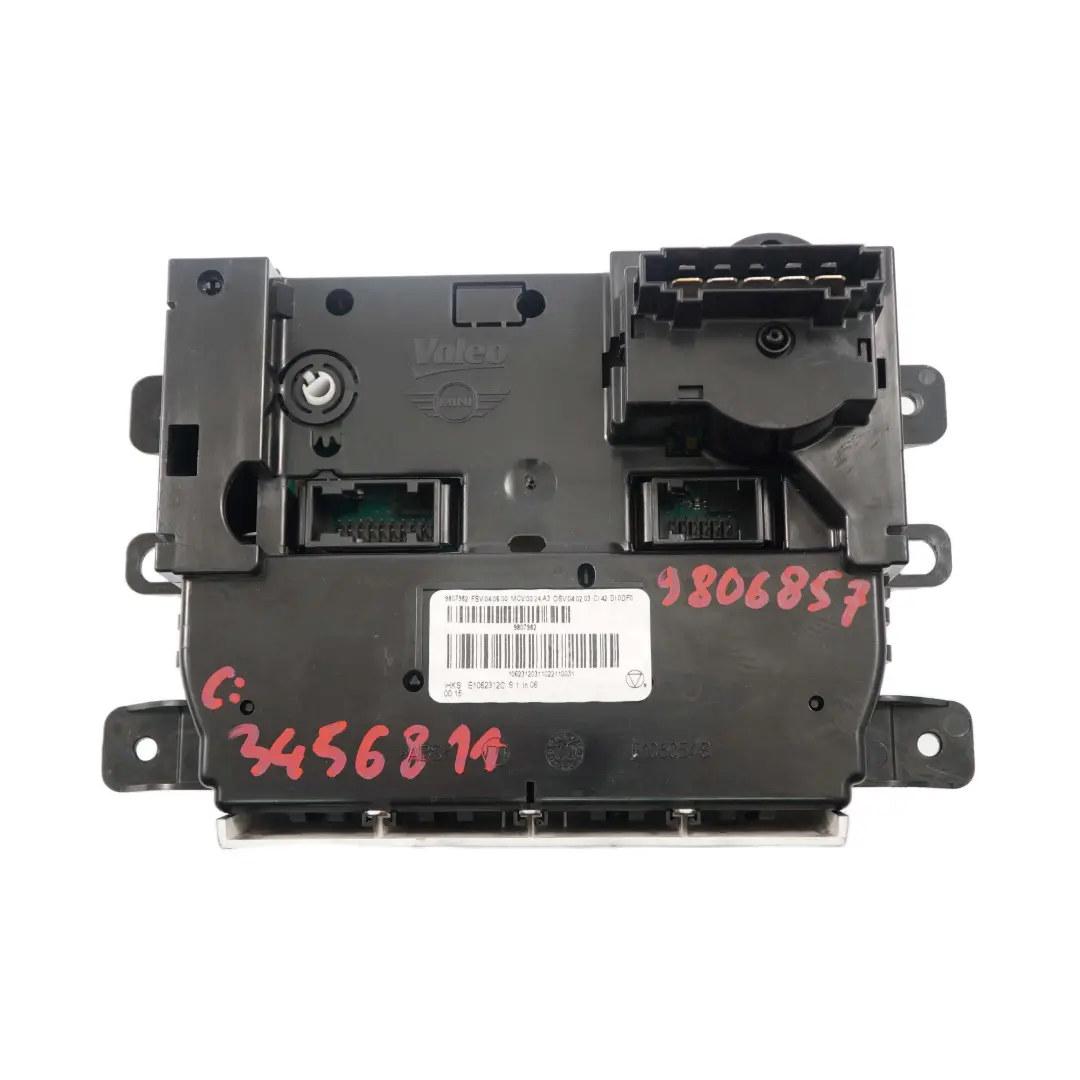 Bedienteil A/C Klimaanlage Steuergerät Knopf Schalttafel für Mini Cooper R60 mit Teilenummer 3456811 Mini Cooper R60 Bedienteil A/C Klimaanlage Steuergerät Knopf Schalttafel - SKU 3456811 - Teilenummer 3456811