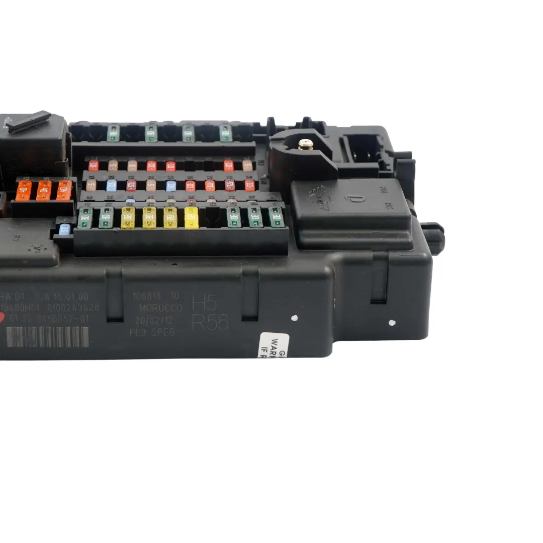 PL3 SPEG H5 Sicherungskasten Steuergerät Sicherungsbox für MINI R56 LCI mit Teilenummer 3456852 MINI R56 LCI PL3 SPEG H5 Sicherungskasten Steuergerät Sicherungsbox - SKU 3456852 - Teilenummer 3456852