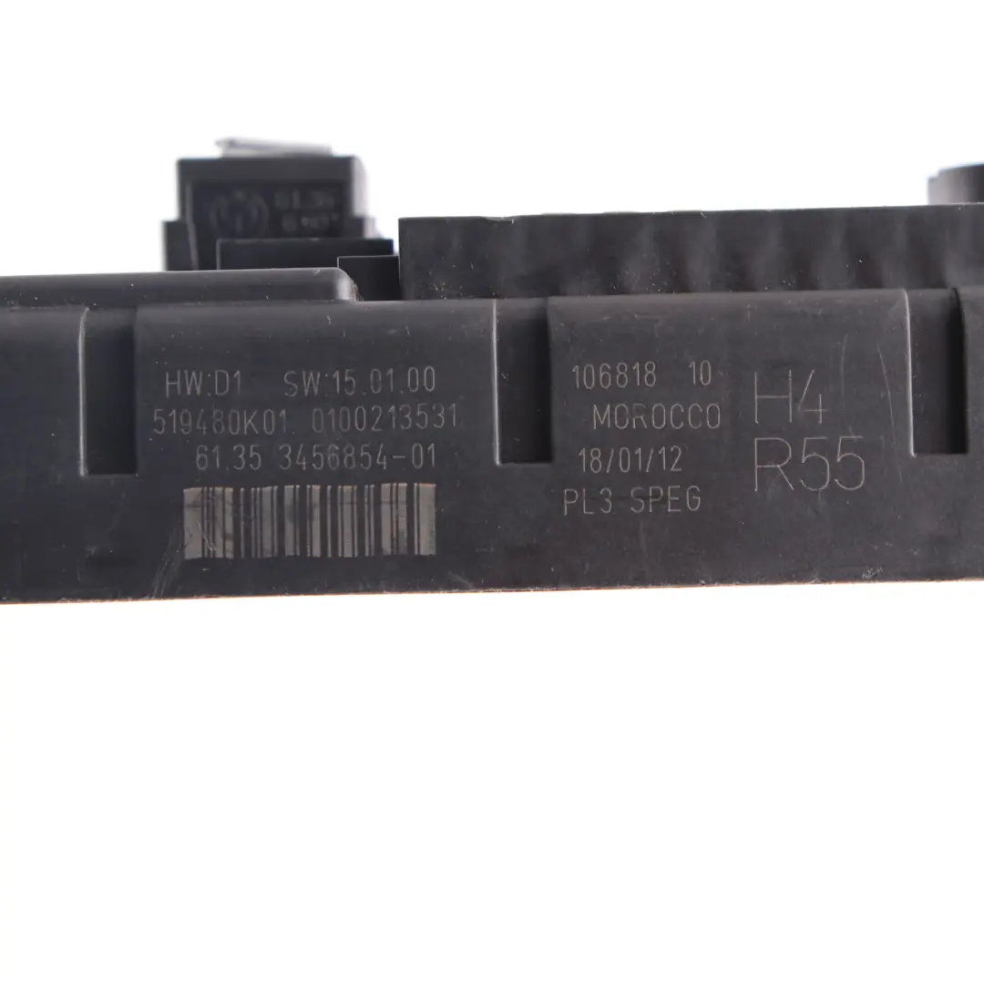 Fuse Distribution Box PL3 SPEG H4 Control Unit Module to Mini Cooper R55 with Part number 3456854 Mini Cooper R55 Fuse Distribution Box PL3 SPEG H4 Control Unit Module - SKU 3456854 - Part number 3456854