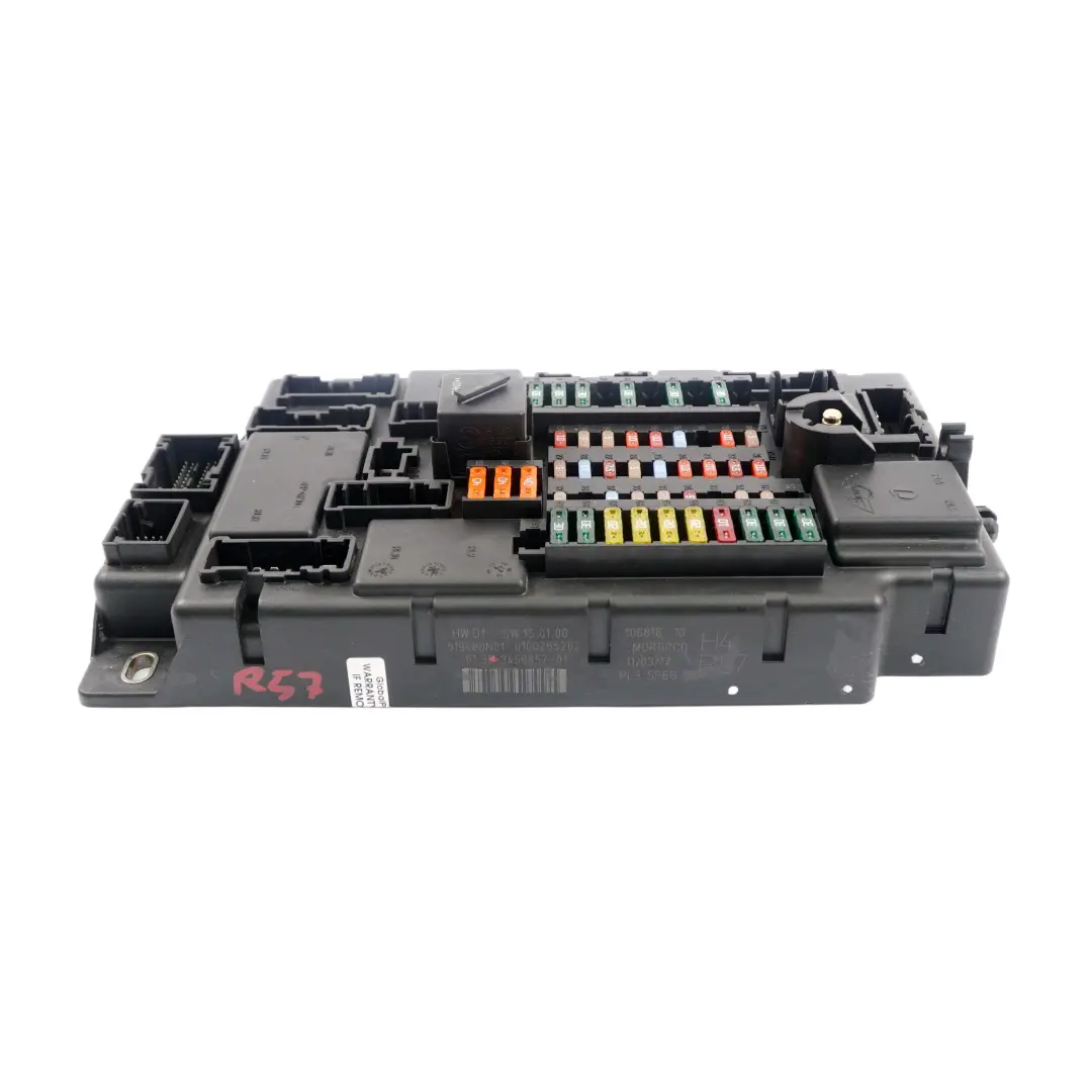 PL3 Speg H4 Armoire a Fusibles Commande Module pour Mini Cooper R57 à propos du numéro de pièce 3456857 Mini Cooper R57 PL3 Speg H4 Armoire a Fusibles Commande Module - SKU 3456857 - Numéro de pièce 3456857