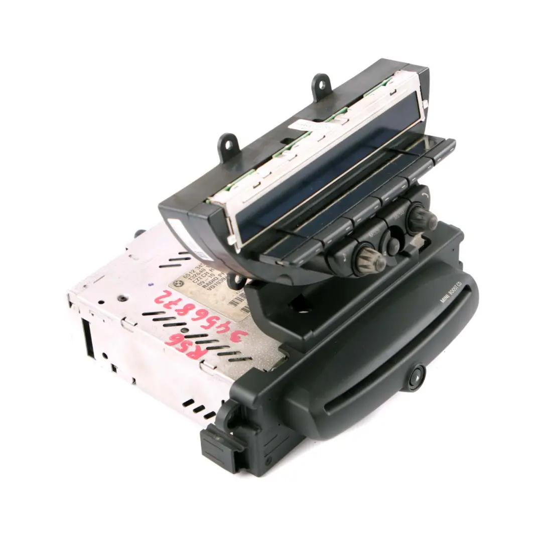 Mini Cooper 1 R55 R56 R57 LCI R60 Radio Boost CD Player Unit Head - SKU 3456872-1 - Part number 3456872