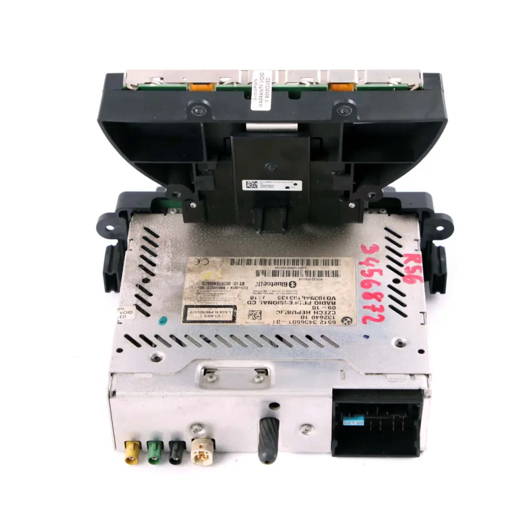 Mini Cooper 1 R55 R56 R57 LCI R60 Radio Boost CD Player Unit Head - SKU 3456872-1 - Part number 3456872