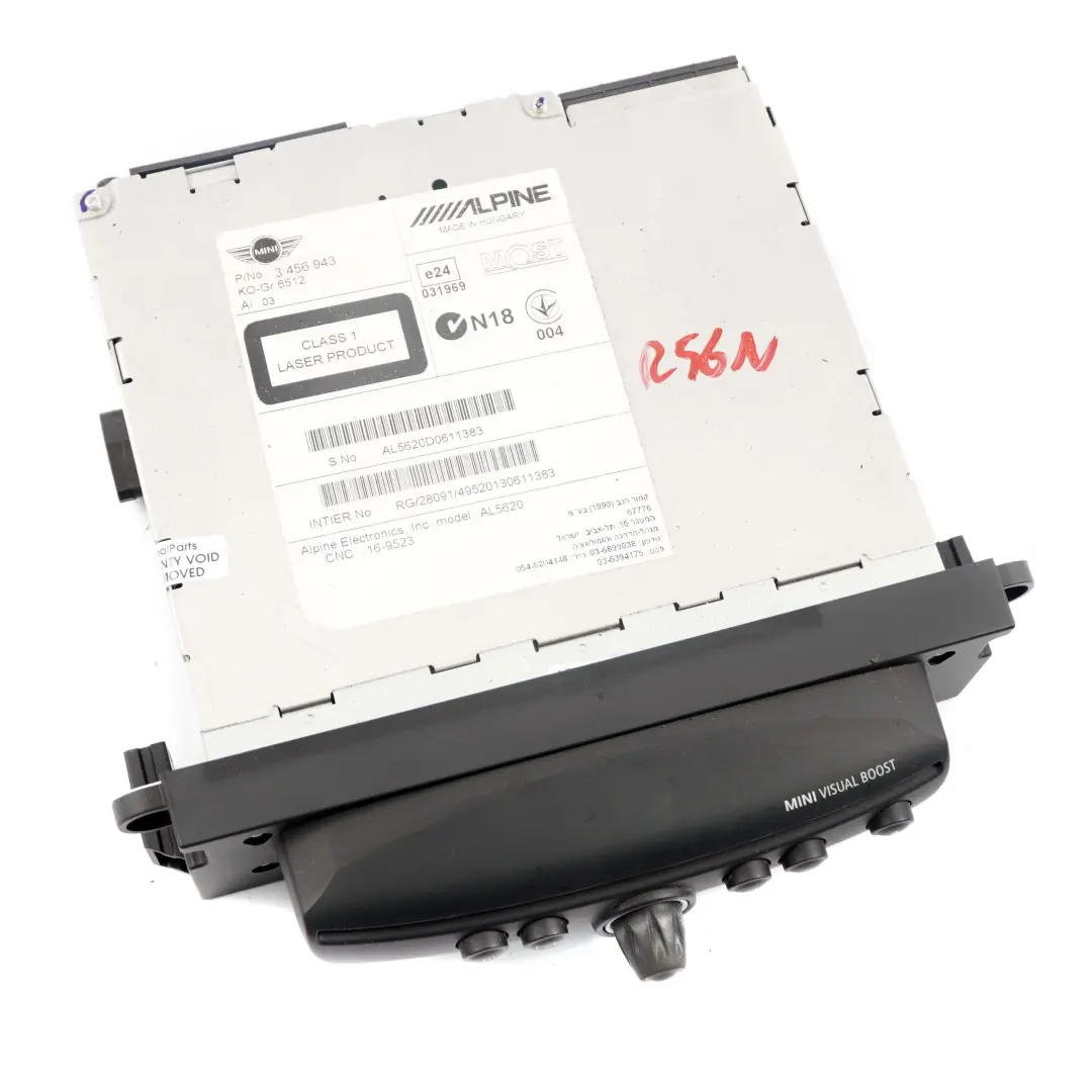 Radio CD Player Visual Boost Champ 2 DAB Head Unit Mini R56 LCI R60 - SKU 3456943 - Part number 9244414