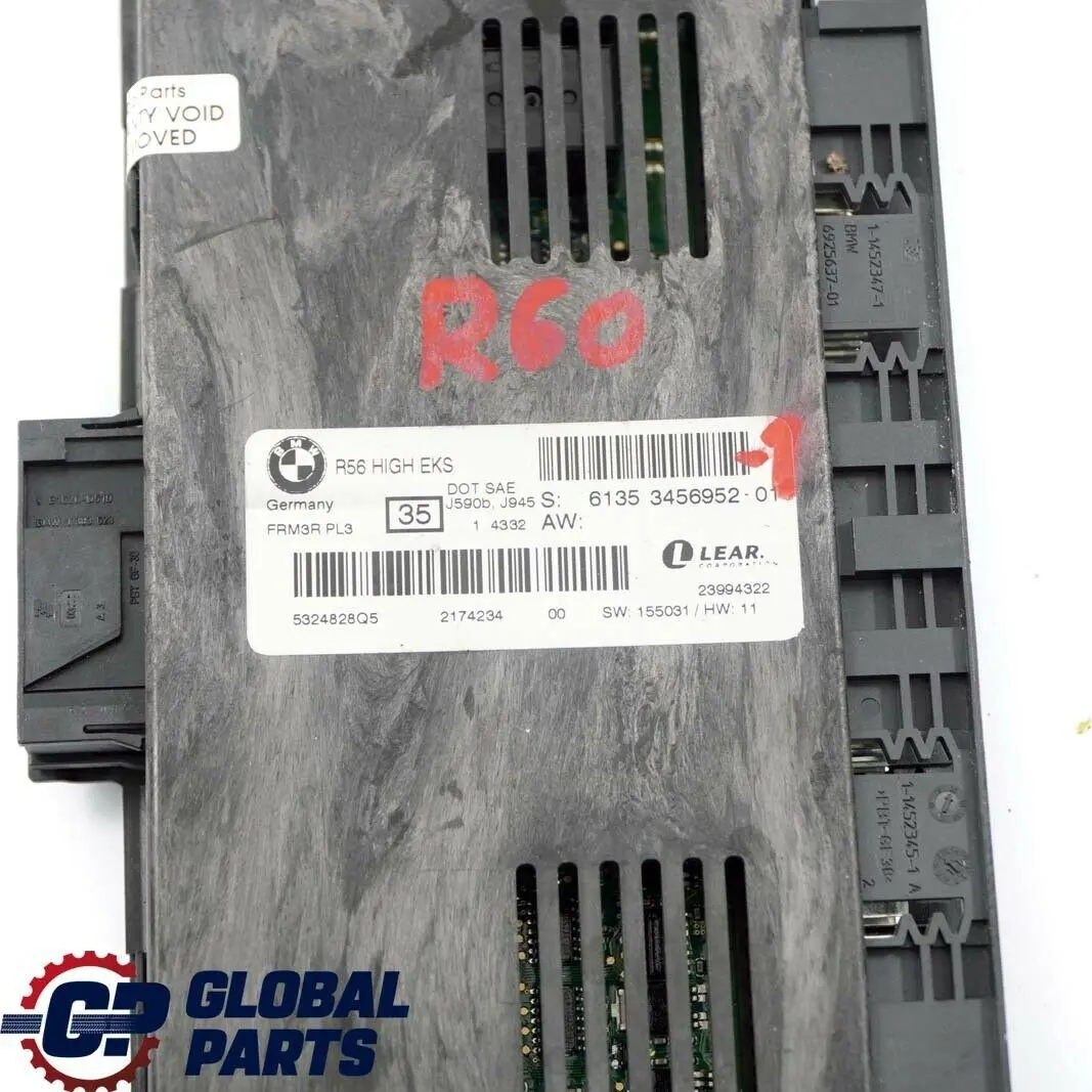 Footwell Modulo De Luz Alta EKS PL3 FRM3R Lear para Mini Cooper R60 con número de pieza 3456952 Mini Cooper R60 Footwell Modulo De Luz Alta EKS PL3 FRM3R Lear - SKU 3456952-1 - Número de pieza 3456952