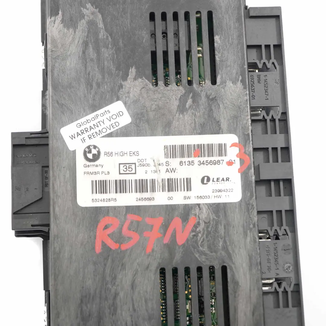 Mini Cooper R57 LCI Footwell Light Module High EKS ECU PL3 FRM3R Lear - SKU 3456987-3 - Part number 3456987