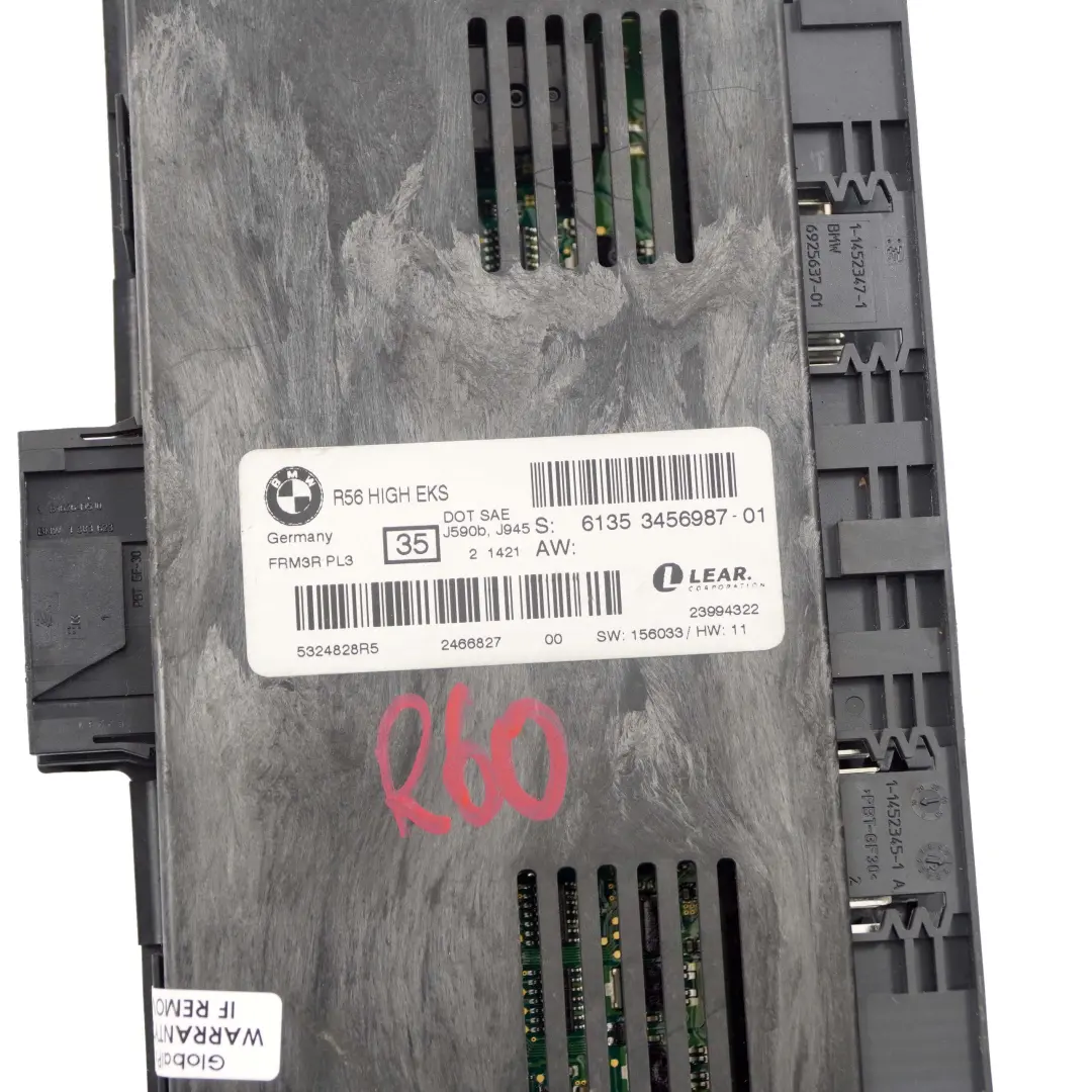 Mini Cooper R60 Footwell Light Module Unit High EKS ECU PL3 FRM3R Lear - SKU 3456987 - Part number 3456987
