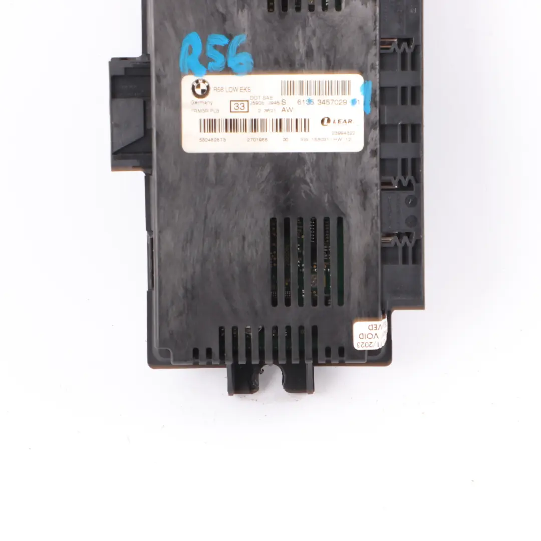 Footwell Light Module Control Unit Low EKS ECU PL3 FRM3R to Mini R56 with Part number 3457029 Mini R56 Footwell Light Module Control Unit Low EKS ECU PL3 FRM3R - SKU 3457029-1 - Part number 3457029