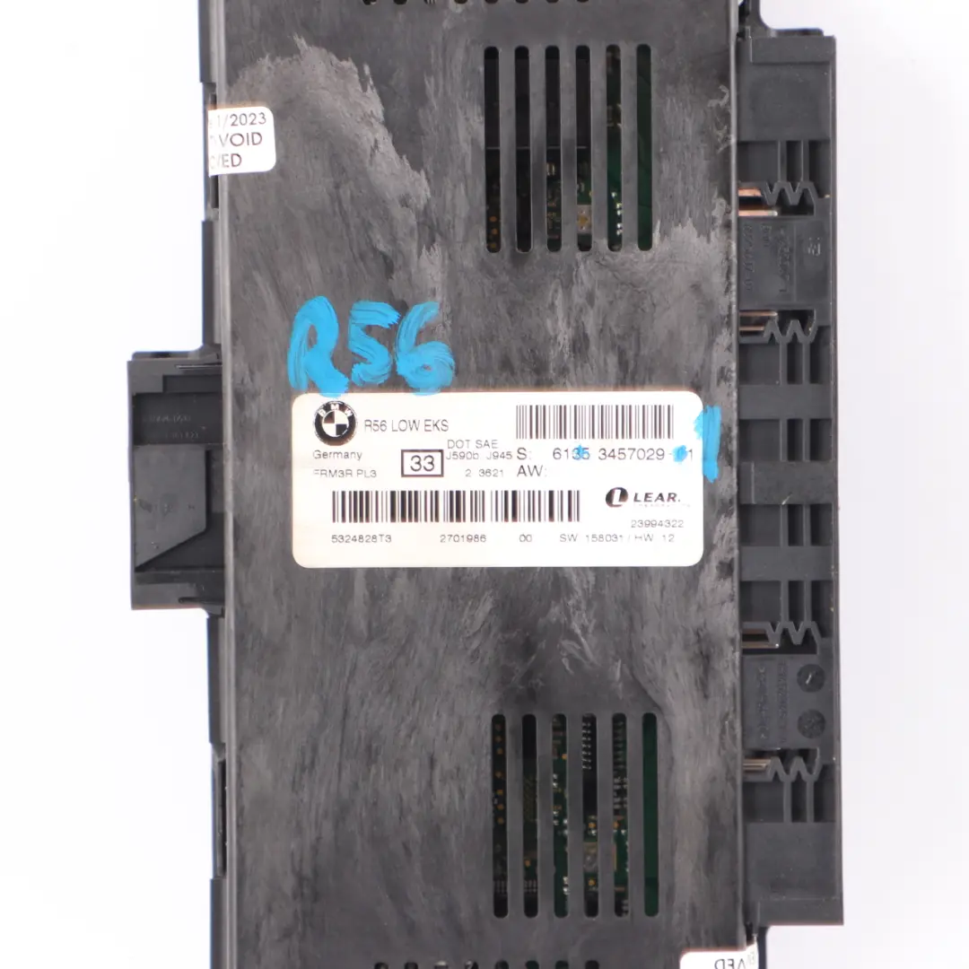 Footwell Light Module Control Unit Low EKS ECU PL3 FRM3R to Mini R56 with Part number 3457029 Mini R56 Footwell Light Module Control Unit Low EKS ECU PL3 FRM3R - SKU 3457029-1 - Part number 3457029