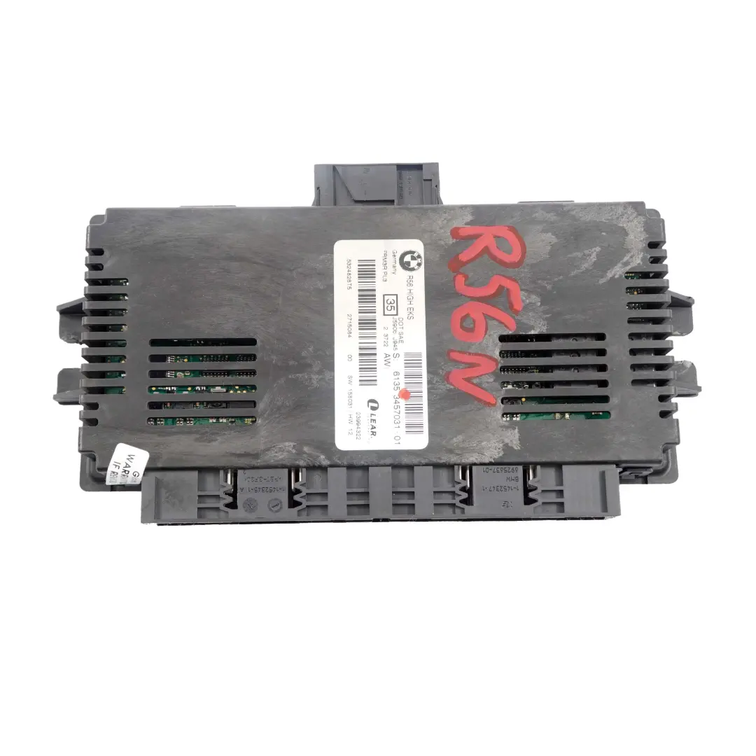 Footwell Light Module High EKS ECU PL3 FRM3R Lear to Mini Cooper R56 LCI with Part number 3457031 Mini Cooper R56 LCI Footwell Light Module High EKS ECU PL3 FRM3R Lear - SKU 3457031 - Part number 3457031