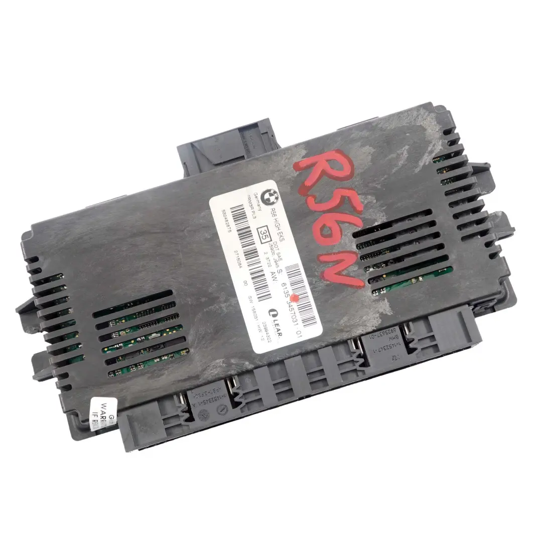 Mini Cooper R56 LCI modulo luce vano piedi alto EKS ECU PL3 FRM3R Lear - SKU 3457031 - Numero di parte 3457031