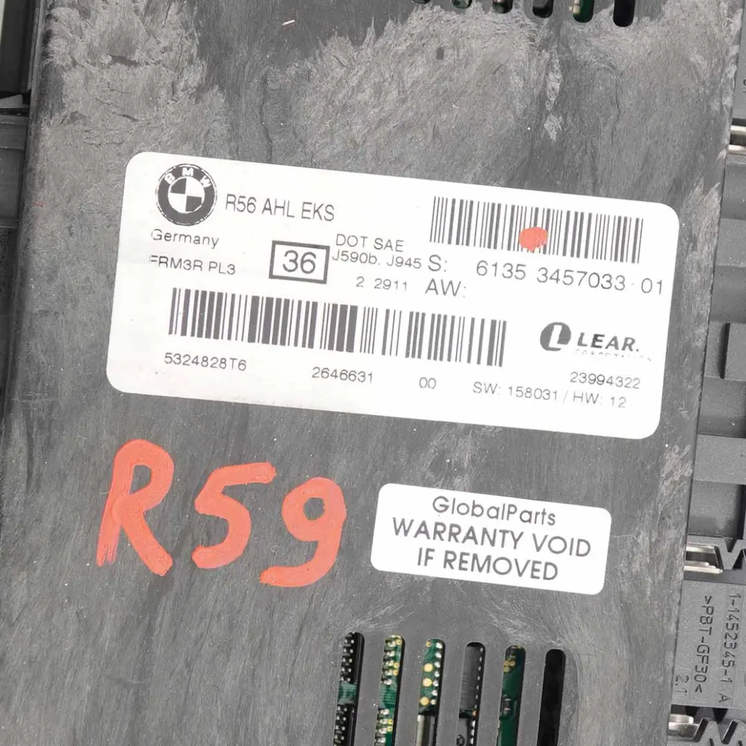 Mini Cooper R59 Fußraumbeleuchtung Modul AHL EKS ECU LEAR PL3 FRM3R - SKU 3457033 - Teilenummer 3457033