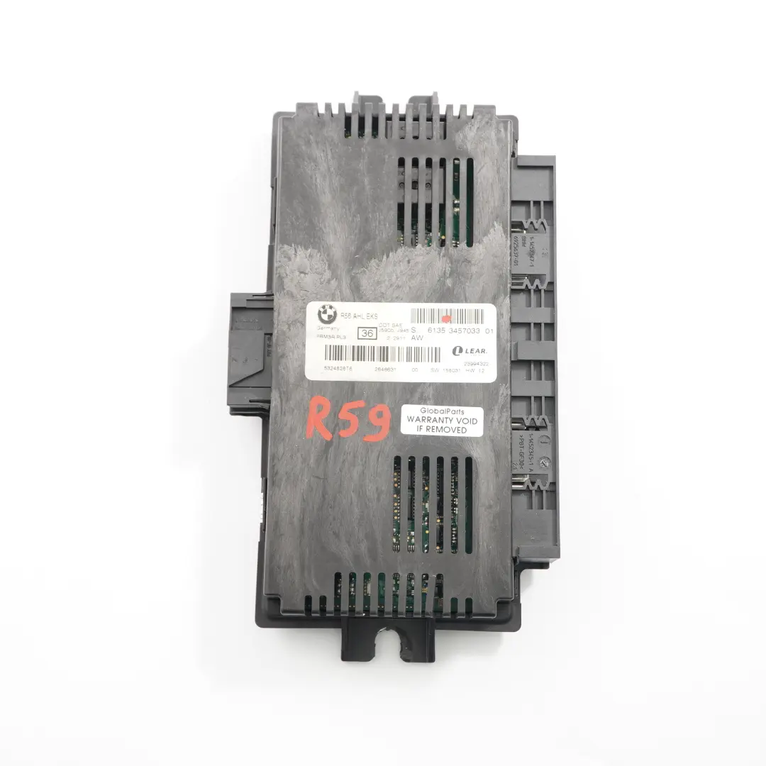 Mini Cooper R59 Footwell Light Module AHL EKS ECU LEAR PL3 FRM3R - SKU 3457033 - Numero di parte 3457033