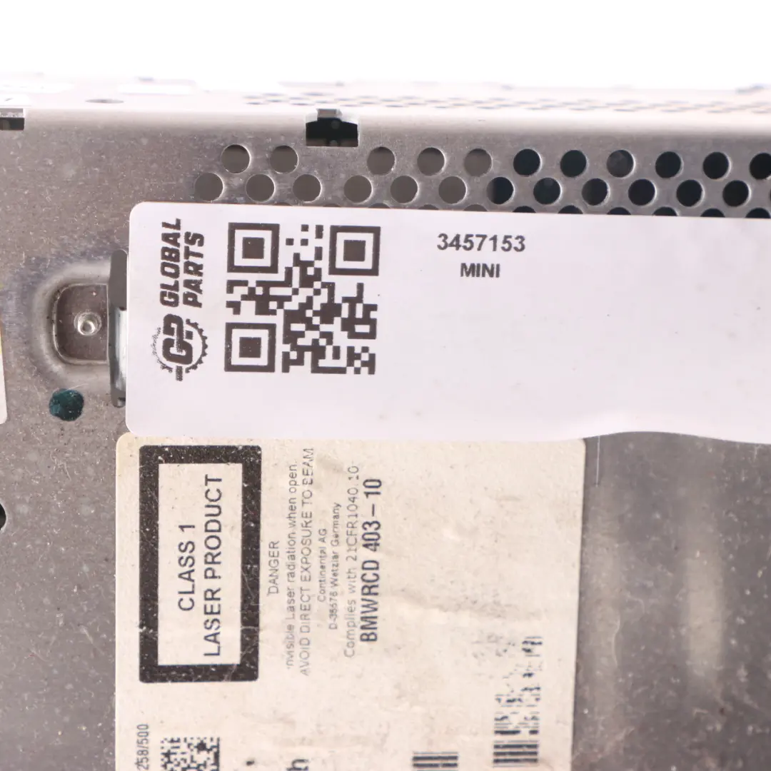 Radio Audio Player Head Unit 3456805 Mini R55 R56 R57 LCI R58 R59 R60 MINI CD - SKU 3457153 - Part number 3457153