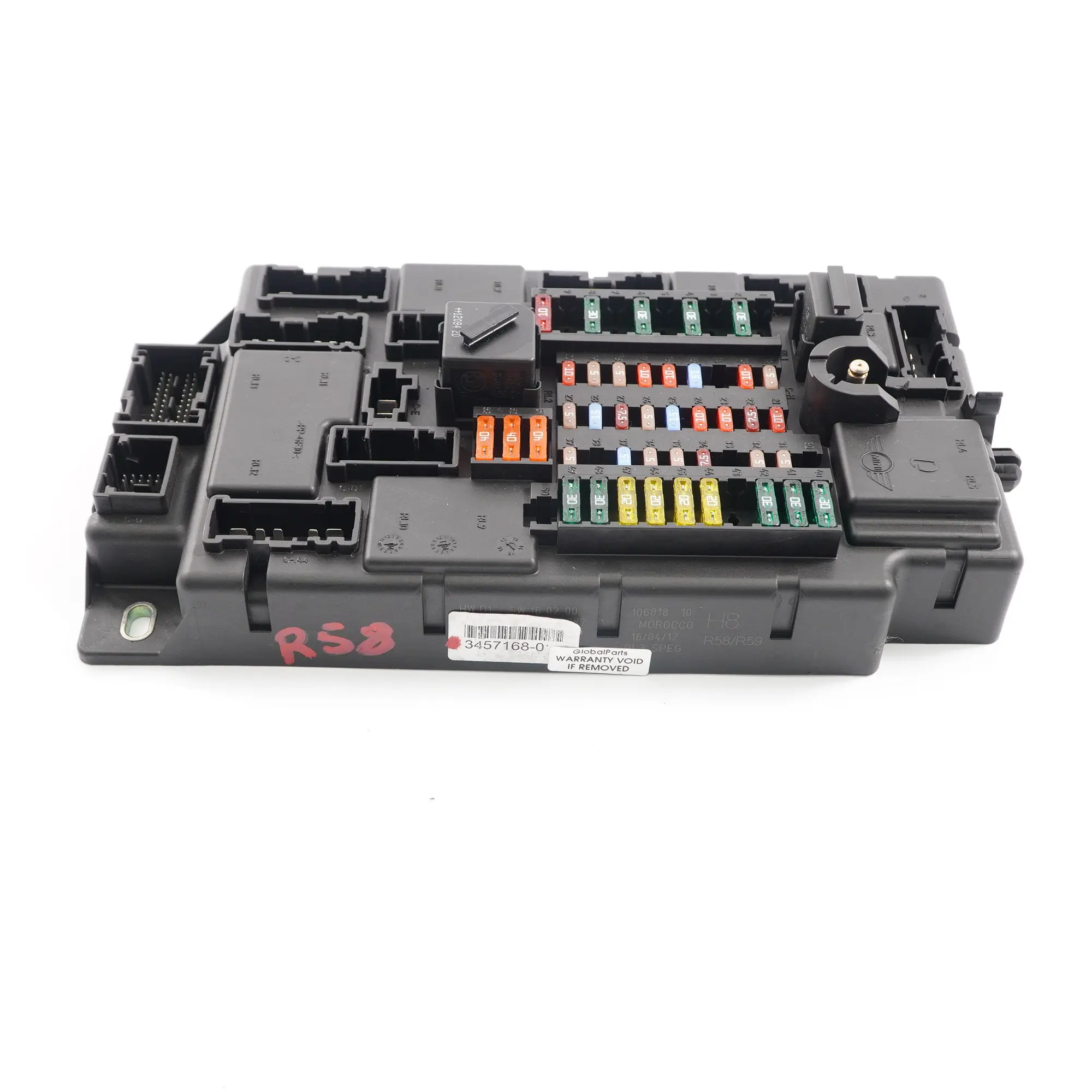 Mini Cooper R58 Boîte de distribution de fusibles PL3 SPEG H8 DC/DC 3457168