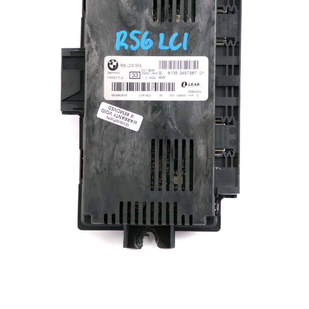 Mini Cooper R56 LCI Footwell Light Module ECU LOW EKS Lear PL3 FRM3R - SKU 3457387 - Part number 3457387