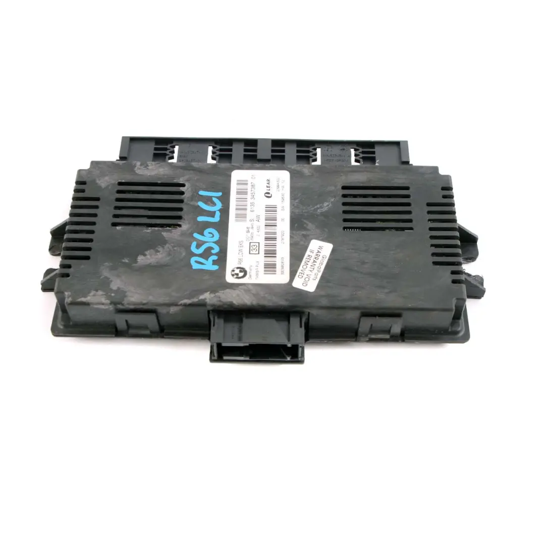 Footwell Light Module ECU LOW EKS Lear PL3 FRM3R to Mini Cooper R56 LCI with Part number 3457387 Mini Cooper R56 LCI Footwell Light Module ECU LOW EKS Lear PL3 FRM3R - SKU 3457387 - Part number 3457387