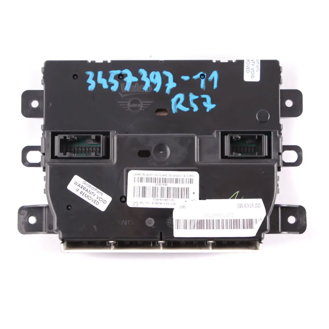 Mini Cooper One R57 LCI Interruttore Controllo Automatico Aria Condizionata - SKU 3457397-11 - Numero di parte 3457397