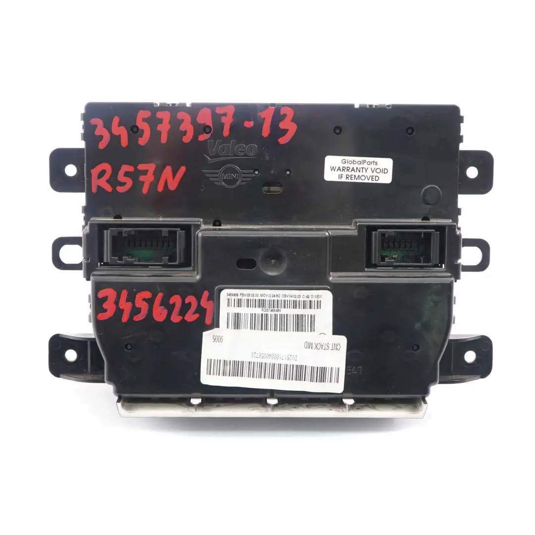 Automatik-Klimaanlage A/C Steuergerät Modul für Mini Cooper R57 LCI 13 mit Teilenummer 3457397 Mini Cooper R57 LCI 13 Automatik-Klimaanlage A/C Steuergerät Modul - SKU 3457397-13 - Teilenummer 3457397